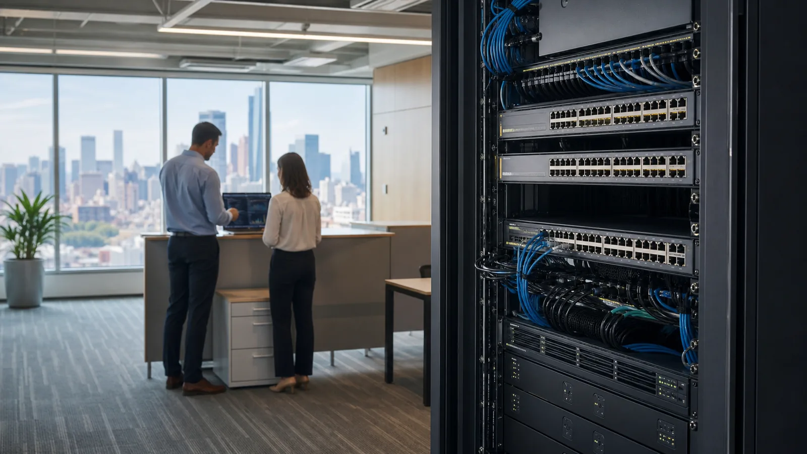 AI MSP Queens in Queens: telecom pathways and rack layout for Network Cabling NY